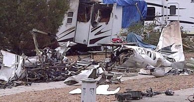 امریکا میں مرٹل ساحل پر مسافر بردار طیارہ ہچکولے کھاتے ہوئے زمین بوس ، پائلٹ سمیت 5 ، مسافر ہلاک
