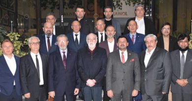 ترک ایرو اسپیس و دفاعی وفد کا پاکستان انجینئرنگ کونسل کا دورہ